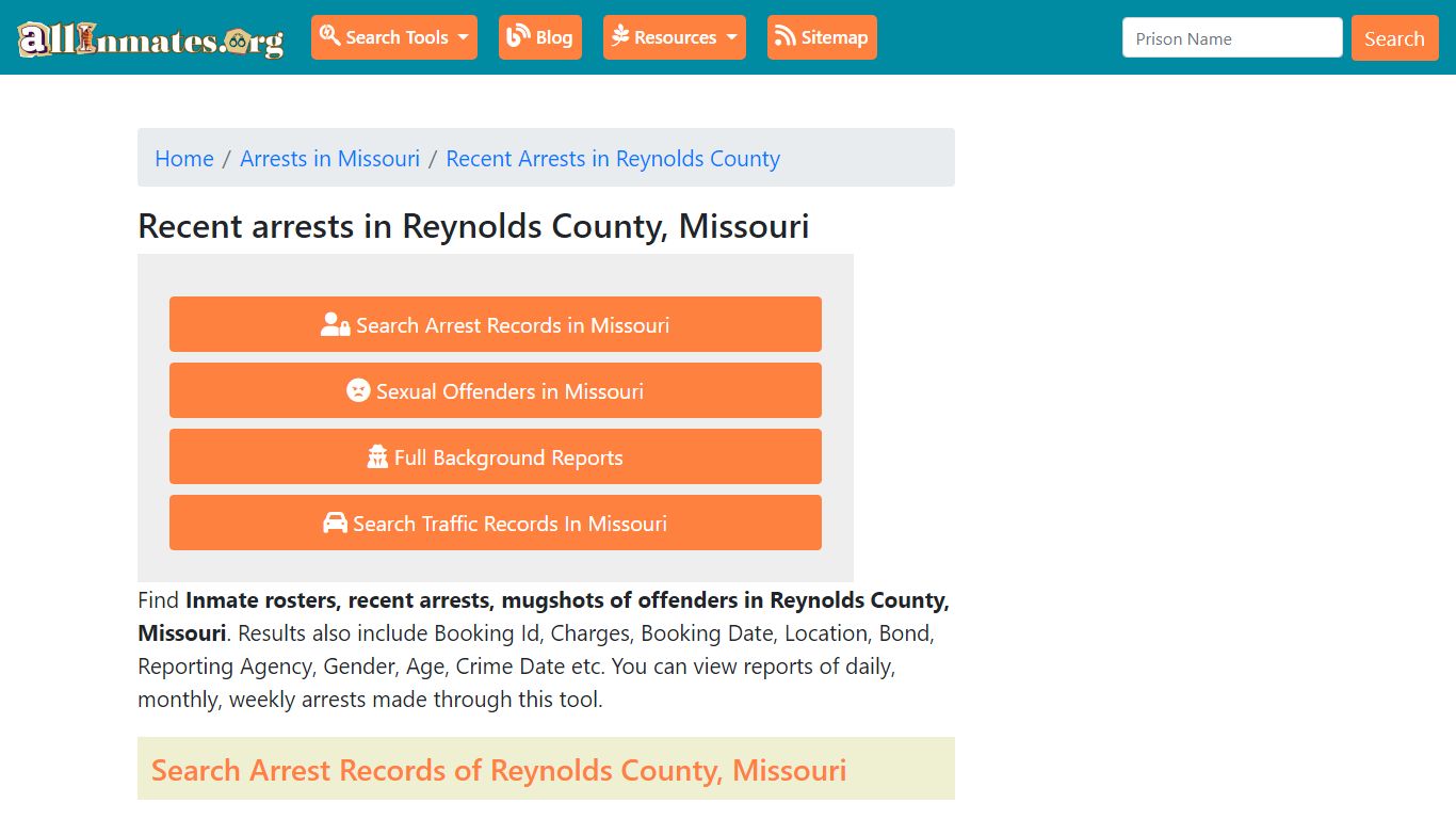 Recent arrests in Reynolds County, Missouri | Mugshots, Rosters ...