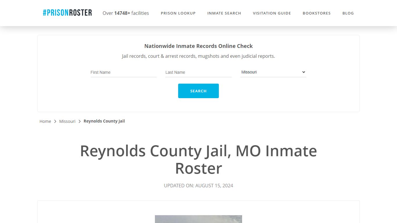 Reynolds County Jail, MO Inmate Roster - Prisonroster